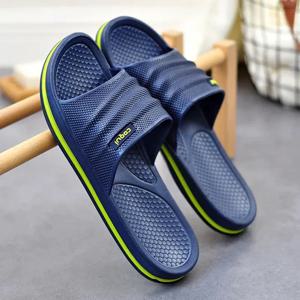 남자 슬리퍼 Comfortabl 미끄럼 방지 욕실 슬리퍼 부드럽고 편안한 홈 여름 슬리퍼 실내 욕실 남자 슬리퍼 EVA