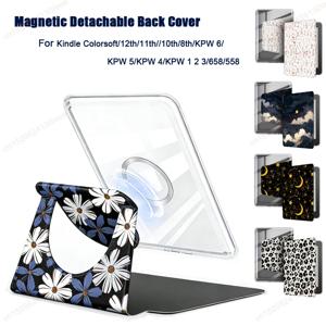 킨들 페이퍼화이트 6 12세대 케이스 7인치 360도 °   회전식 자석 탈착식 전자책 커버 킨들 컬러소프트 7인치용