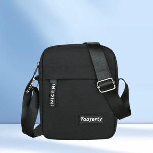 심플 패션 크로스바디 핸드백 남성용 나일론 숄더 사이드 백 메신저 폰 슬링 백 남편 체스트 팩 지갑