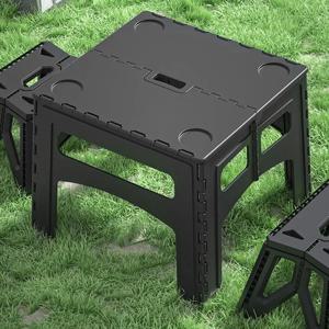 야외 접이식 테이블 휴대용 피크닉 테이블 의자 여행을위한 경량 접이식 낚시 의자 해변 하이킹 바베큐 용품
