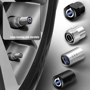 볼보 XC90 V90 V60 XC60 V40 S80 S60 S90 C40 XC40 V70 XC70 C30 C70 4개 알루미늄 합금 자동차 휠 타이어 밸브 캡 스템 커버