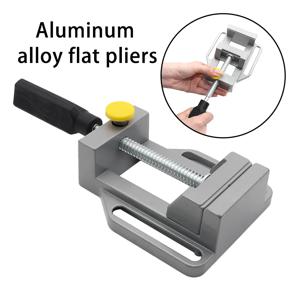 알루미늄 합금 플랫 플라이어 고정 클램핑 핸드 툴 간단하고 가벼운 테이블 타이거 플라이어 전동 드릴 브래킷 액세서리