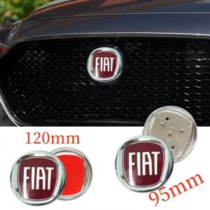 95mm 120mm 12cm 자동차용 FIAT 그릴 엠블럼 도블로 티포 판다 피오리노 그란데 푼토 500X 500 프리몬트 스틸로 프론트 후드 액세서리