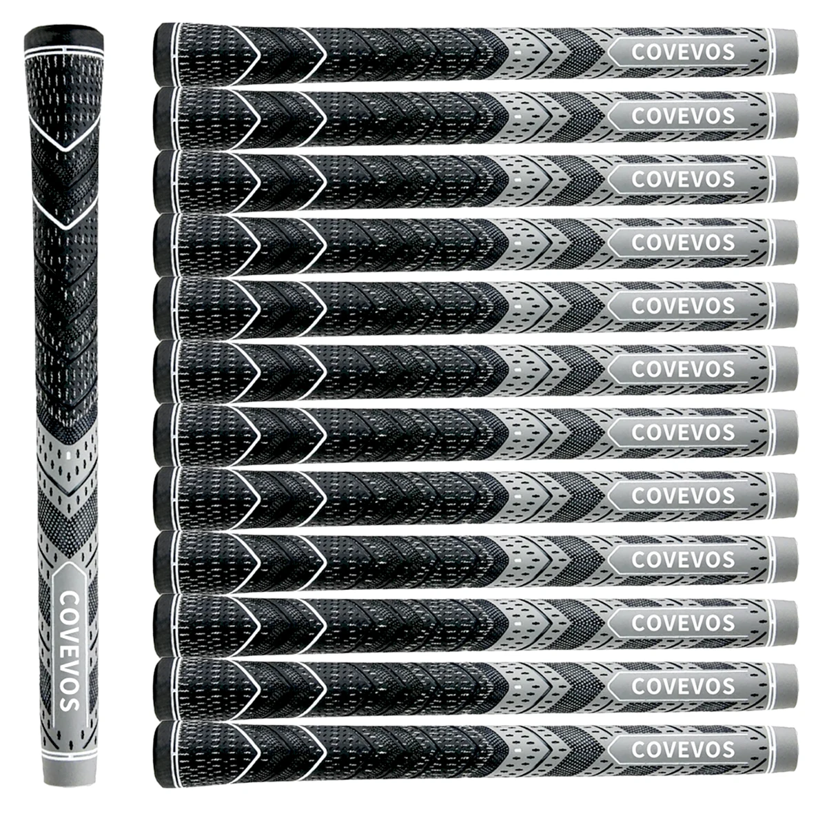 천연 고무로 제작된 13개 골프 그립, 내구성이 뛰어난 미끄럼 방지 디자인, 남성과 여성에게 적합합니다.