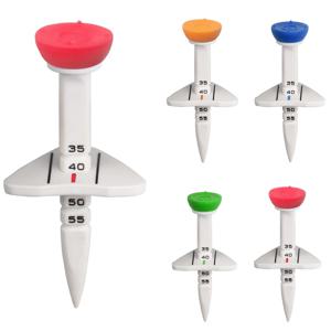 4 Pcs 33-55mm 높이 조절 가능 골프 티 트레이닝 액세서리