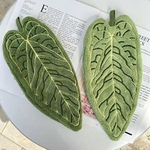 핫 플랜트 핸드 타월 청소 타월 흡수성 손수건 걸이형 두꺼운 주방 타월 욕실 주방 액세서리