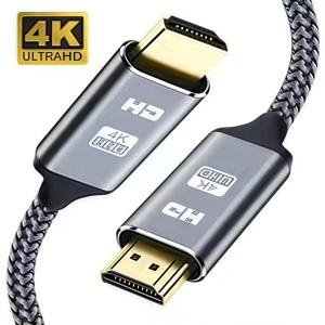 HDMI 2.0 케이블 4K HDR 고속 이더넷 지원 - 3D/ARC/PS5/PS4/Xbox/Fire TV/블루레이 플레이어 호환