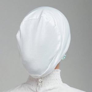 라마단 무슬림 여성용 스카프 이너 히잡 캡 라운드 프론트 언더 히잡 캡 이슬람 여성 터번 보닛