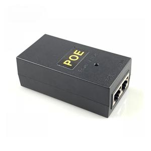 24V 1A 24W 데스크탑 POE 전원 인젝터 이더넷 어댑터 IP 카메라 전원 공급용 감시 CCTV