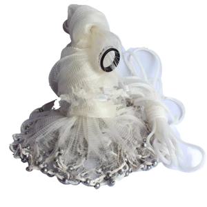 일본식 수제 투망, 아연도금 강철 추, 나일론 바닥, 게/새우용, 이중 매듭형, 바다낚시용, 특가 판매