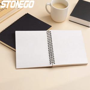 창의적인 레트로 크라프트 종이 스케치북 빈 낙서 노트 다이어리 코일 북 예술가용 도매 고품질