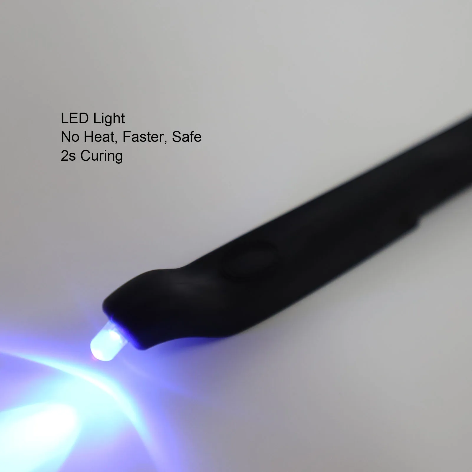 충전식 자외선 UV 핀셋 속눈썹 연장 접착 경화 램프 (네일 아트용 프레스 스위치 포함)