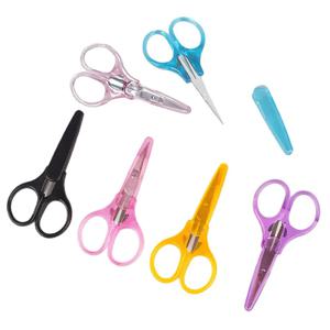 1/6개 미니 공예 가위 세트 정밀 디테일 커터 종이 자르기, 스크랩북, 미용 및 재봉 공예 가위에 이상적