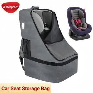 자동차 시트 여행용 백팩 유니버설 핏 패딩 백팩 디자인 유아/부스터 카시트용 가족 여행용 내구성 접이식