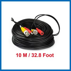 10M/32.8피트 BNC 케이블 CVBS CCTV DVR 카메라 레코더 시스템 액세서리 비디오 케이블 DC 전원 보안 감시 BNC 케이블