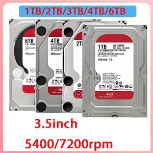 VVD 레드 NAS 4TB 3TB 3.5인치 내장 하드 드라이브 HDD SATA 6GB/S 2TB 1TB SATA 64MB 캐시 HDD 데스크탑용 WD10EFRX WD20EFRX WD30EFRX