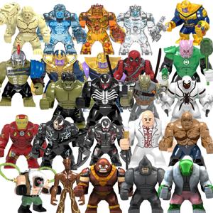 블라인드 박스 미니 블록 X1255 피규어 빅 고블린 스파이더맨 아이언맨 베놈 캡틴 호크 데드풀 아머 크리스마스 선물 장난감