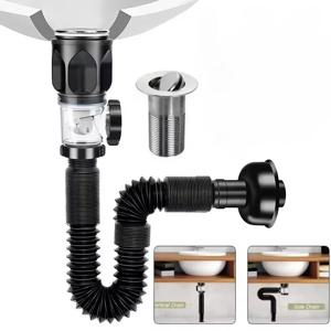 악취 차단 비스트, 냄새나는 싱크대용, 플렉시 트랩 씰, 배수관 호스