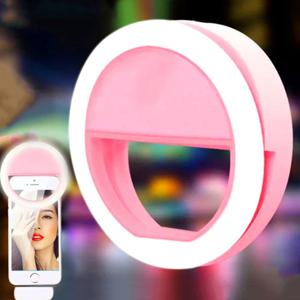 LED 셀카 링 라이트 폰 렌즈 LED 보조광 셀카 램프 링 배터리 사용 아이폰 삼성 샤오미 화웨이 폰 셀카 라이트