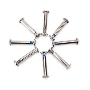 8개/세트 인라인 롤러 액슬 블레이드 나사 스케이트 휠 볼트 스케이트 신발용