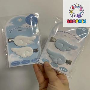 1쌍 귀여운 일본 스타일 Y2K 천사 날개 헤어 클립 헤어핀 바레트 헤어그립 머리 장식 액세서리