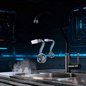 보로실리케이트 유리 실험실 빨대, 내열성 (500도) ° C), 내식성, 온도 실험실 응용을 위한 유리 시험관 빨대