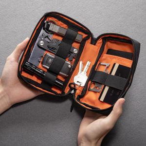 EDC 미드 오거나이저 파우치 데일리 캐리 케이블 키트 전술 가방