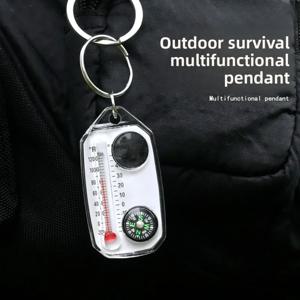 야외 장비: 온도계, 나침반, 확대경, 열쇠고리, 북쪽 지시기, 휴대용 미니 나침반, 북쪽 지시기