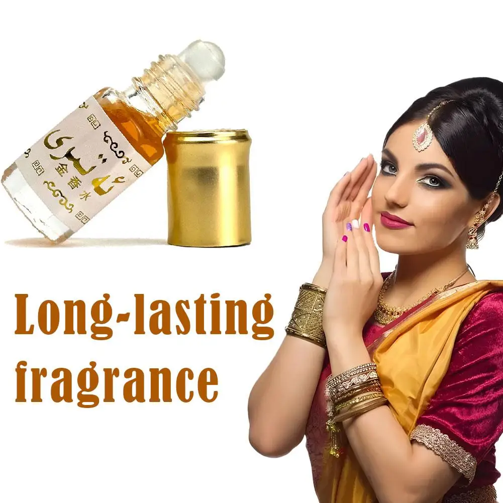 풍부한 레이어드 식물 에센셜 오일 향수 아랍 스타일 볼 모양 골드 향수 오래 지속되는 향 바디 에센셜 오일