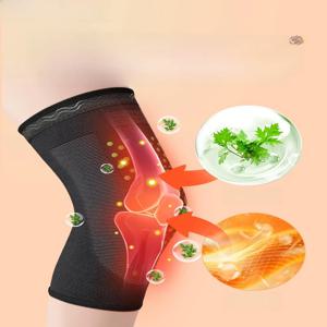 데옴룬 전문가용 무릎 보호대 남녀공용 관절 보온 발열 노인 무릎 보호 관절염 방한 다리 보호대(쑥)