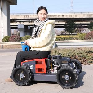 맞춤형 로봇 잔디깎이 원격 제어 자동 잔디깎이 자주식 산업용 브러시 커터 4행정 사이클