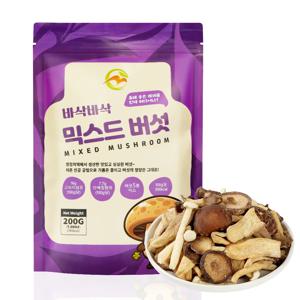 믹스드버섯칩 과자 건강간식 다이어트간식 어린이간식 핑거푸드