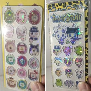 다마고치 마메치 블랙 슈퍼 젖꼭지 아크릴 입체 스티커 Diy 워터 컵 카메라 노트북 소녀 장난감 부활절 선물