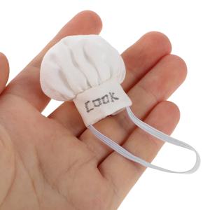 미니어처 셰프 모자 요리 모자 작은 역할극 의상 10cm-15cm 작은 주방 미니 모자 의상용 작은 모자