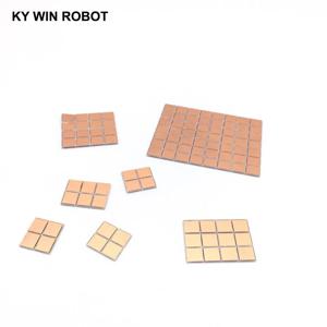 양면 구리 클래드 플레이트 DIY PCB 키트, 라미네이트 회로 기판, FR4 PCB, 6.5x7mm, 0.65x0.7cm, 6.5x7x1.0mm, 100 개