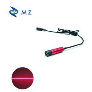 레드 라인 레이저 모듈 635nm 10mw 소형 조절 가능 3/5/12V 60/110도 산업용 등급