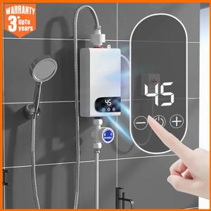 5500W 인스턴트 온수기 220V 욕실 온수 샤워 및 가정용 주방 난방을위한 휴대용 전기 히터