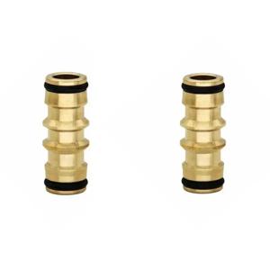 1 PCS 황동 양방향 호스 커넥터 조인트 수리 액세서리 EU 및 미국 표준 스레드에 적합한 빠른 어댑터