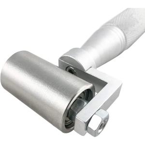 가정용 벽지 압착 휠 알루미늄 합금 롤러 벽지 시공용 플랫 프레스 휠링 롤러 (베어 포함)