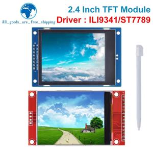 2.4인치 240x320 SPI TFT LCD 시리얼 포트 모듈 5V/3.3V 마이크로 SD 카드 ILI9341 / ST7789V LCD 디스플레이 (터치/비터치)