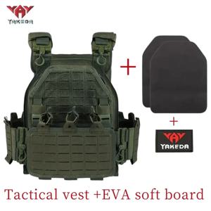 YAKEDA 전술 조끼 6094 빠른 분리형 라이트 레이저 컷 야외 사냥 블랙 기어 고품질 조끼 운반