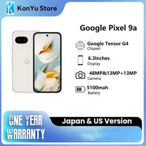 글로벌 신형 구글 픽셀 9a 6.3인치 1080 x 2424 pOLED 120Hz 5100mAh 유선 구글 텐서 G4 타이탄 M2 8GB 램 128/256GB 스마트폰