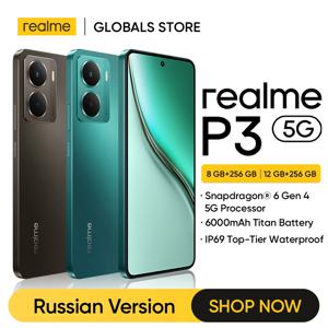 리얼미 P3 5G 스마트폰 NFC 스냅드래곤 ®   6세대 4칩셋 6000mAh 배터리 45W 충전 6.67인치 120Hz AMOLED 디스플레이 미국용 충전기