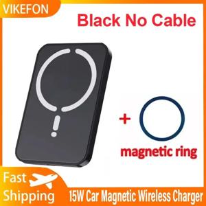 아이폰 17 16 15 14 13 12 프로 맥스용 15W 마그네틱 무선 차량용 충전기, 고속 충전, 에어벤트 클립, 휴대폰 차량용 거치대
