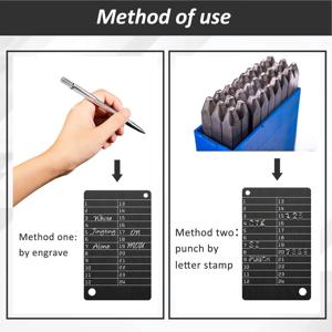 비트코인에 적합하고 Bip과 호환되는 하드웨어 콜드 백업 시드 저장을 위한 스테인레스 스틸 암호화폐 지갑 세트