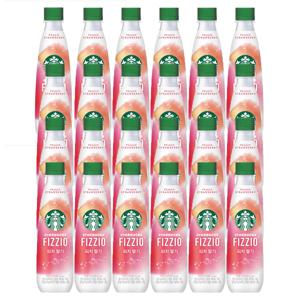 [무료배송] 스타벅스 피지오 피치 딸기 400mlx24펫 [원산지:상세설명에 표시]