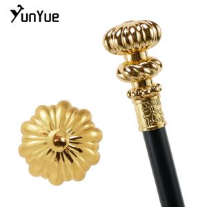 골든 펌킨 메탈스 카빙 워킹 케인 젠틀맨 컬렉션 패션 엘레강트 워킹 스틱 코스프레 영화 소품 파티 크러치