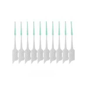 치간 칫솔 부드러운 고무 치아 청소 도구 치아 사이 청소 칫솔 구강 위생 관리 도구