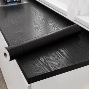 나무 무늬 DIY 스티커 PVC 자가 접착 방수 벽지 리노베이션 가구 벽 스티커 홈 데코 스티키 페이퍼 데칼