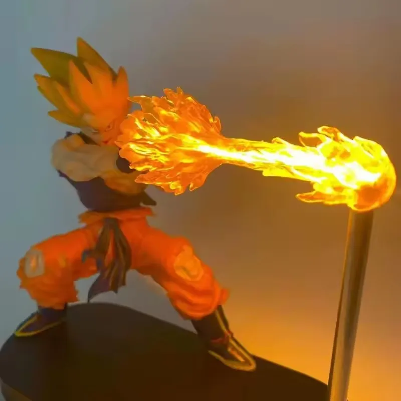 재고 있음 드래곤볼 베지터 사이어인 손오공 자석 야간 조명 데스크탑 장식 소품 소년 생일 선물용